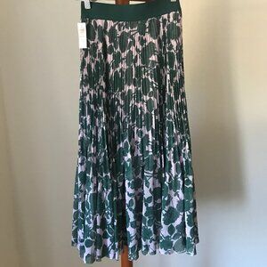 Aritzia Wilfred Twirl Pleated Midi Skirt XS NWT